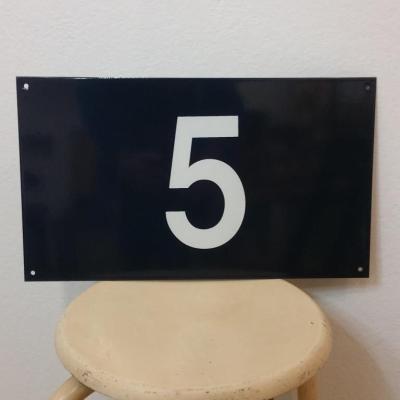1 plaque emaillee sncf n 5