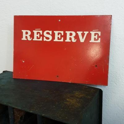 1 plaque reserve