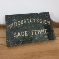 1 plaque sage femme