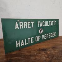 1 plaque tram bruxelles arret facul