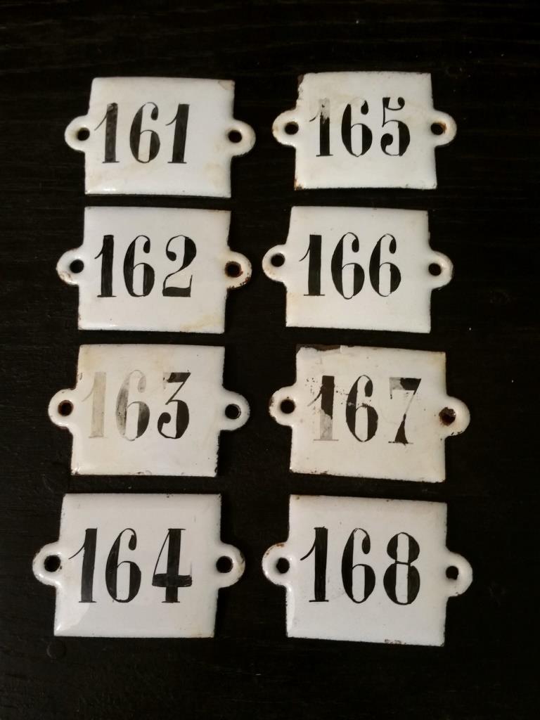 1 plaques emaillees 160