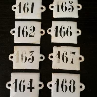 1 plaques emaillees 160