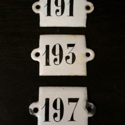 1 plaques emaillees 190