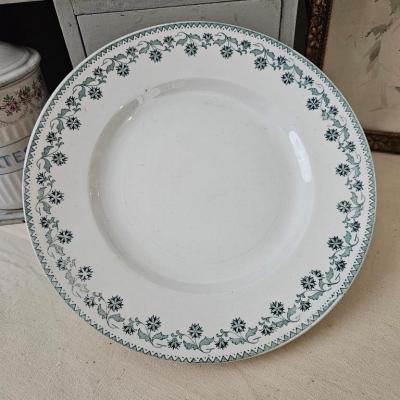 Plat en faïence Moulin des Loups