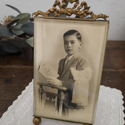 1 porte photo laiton communion