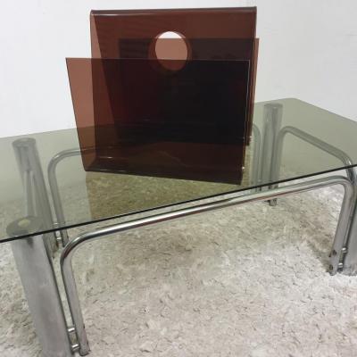 1 porte revues plexis fume