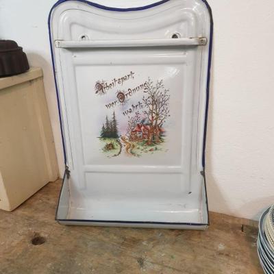 1 porte ustensiles emaille allemand