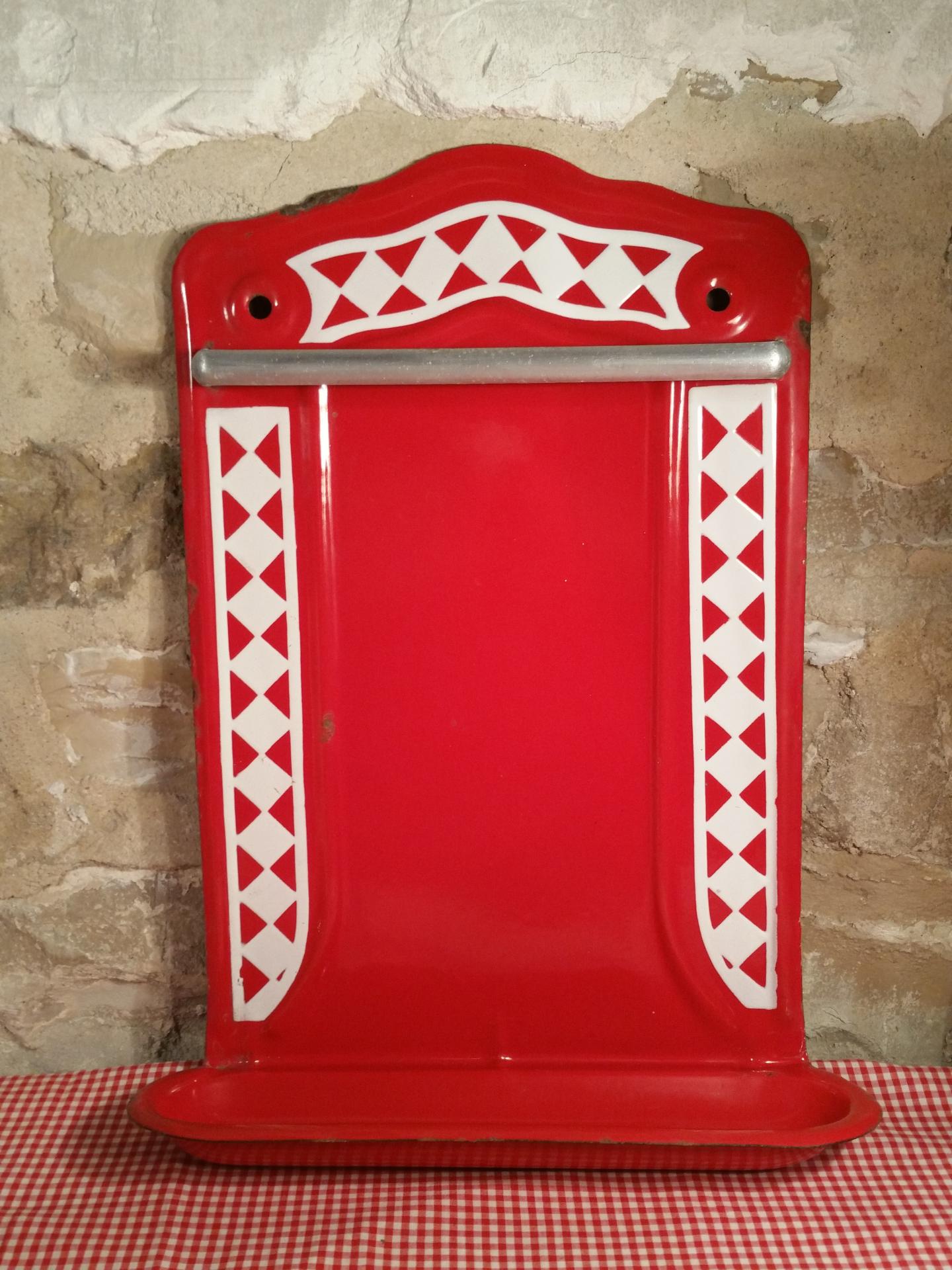 1 porte ustensiles emaille