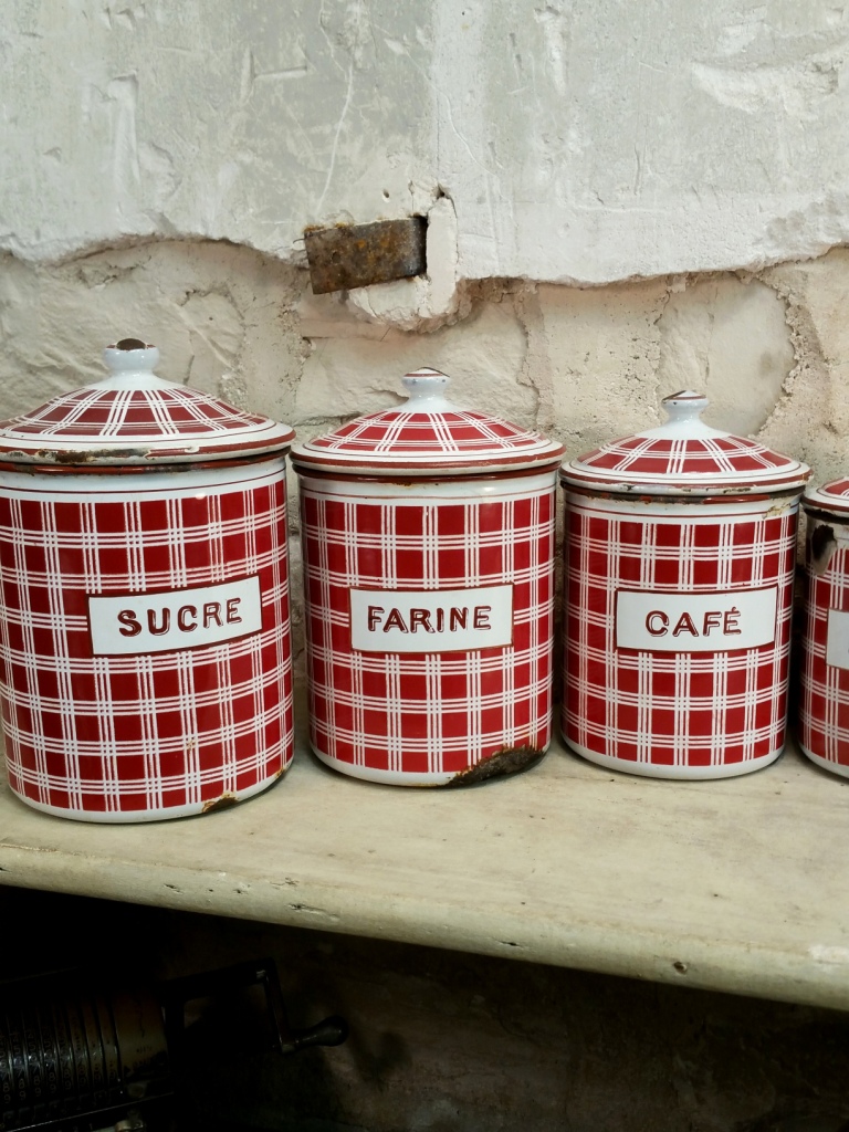 1 serie de pots emailles