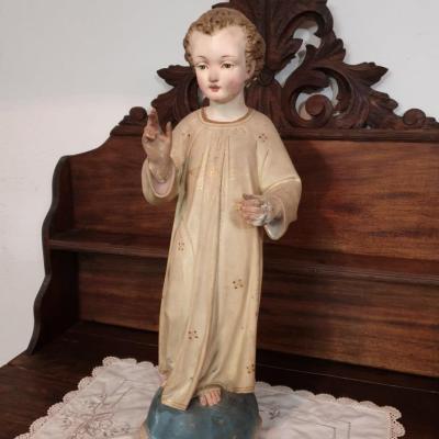 1 statue religieuse enfant