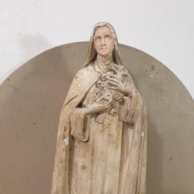 1 statue vierge marie
