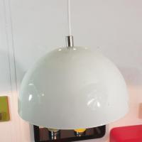 1 suspension cloche blanche 70 s 2