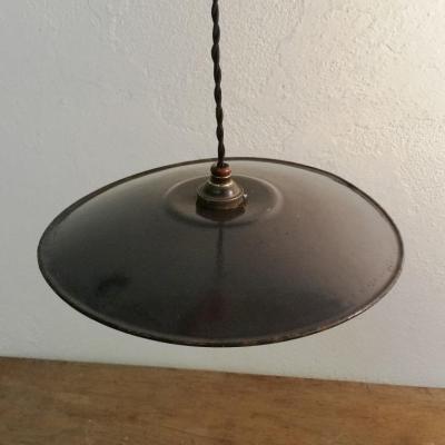 1 suspension emaillee noire assiette 1