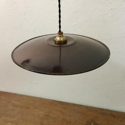 1 suspension emaillee noire assiette 3