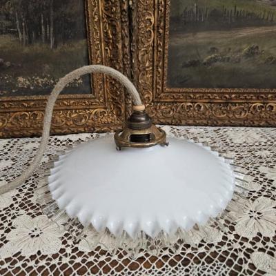 1 suspension opaline plissee