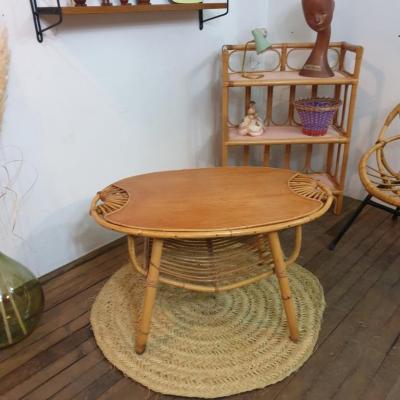 1 table basse babou rotin