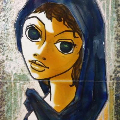 1 tableau ceramique la gitane
