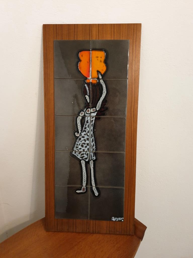 1 tableau ceramique signe