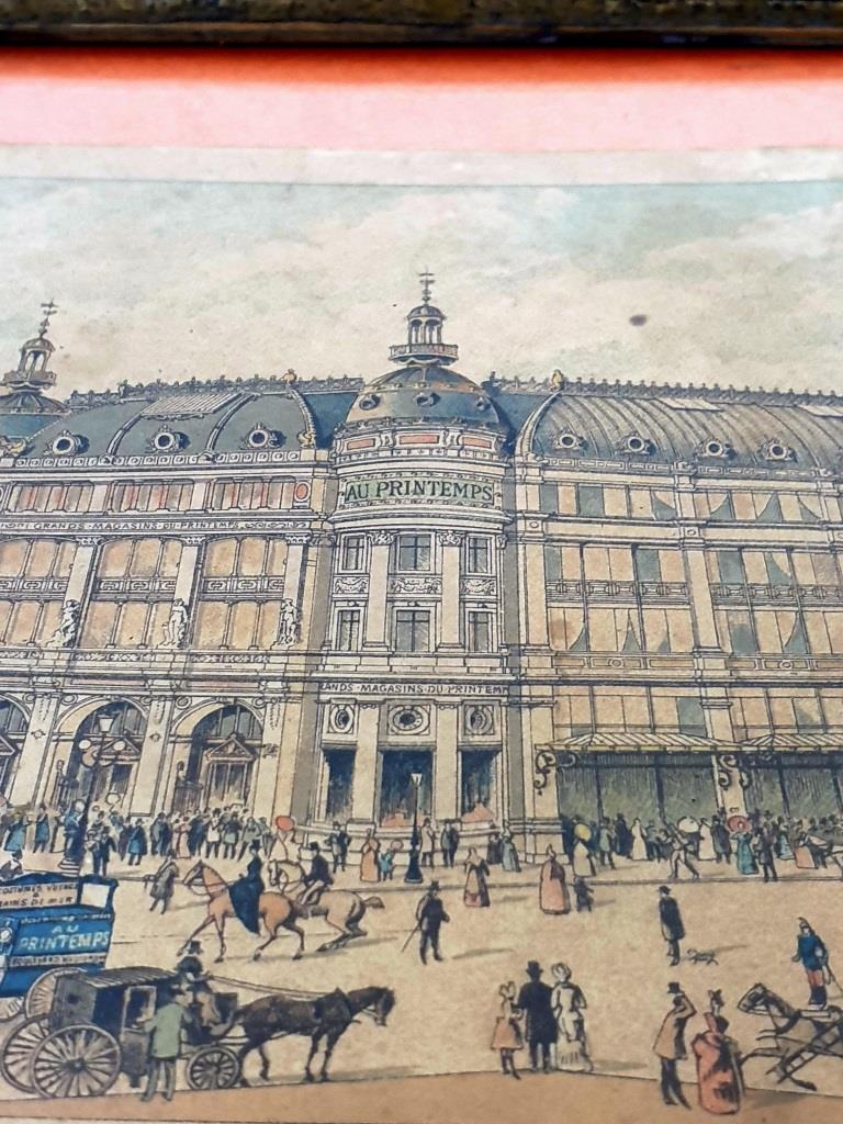 1 tableau les gds magasins de paris le printemps