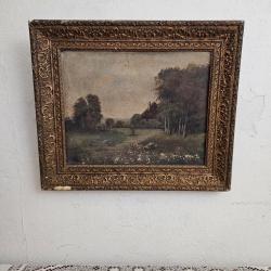 Tableau paysage de campagne