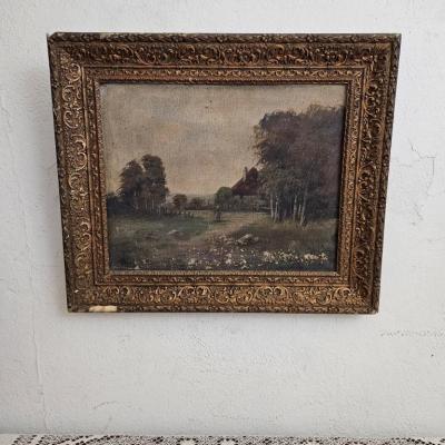 1 tableau paysage de ferme 2