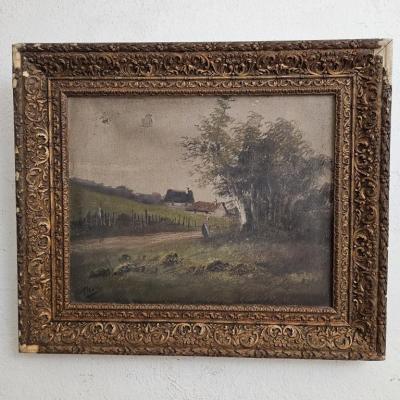 1 tableau paysage de ferme 3