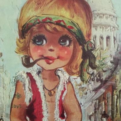 1 tableau poulbot jh hippy