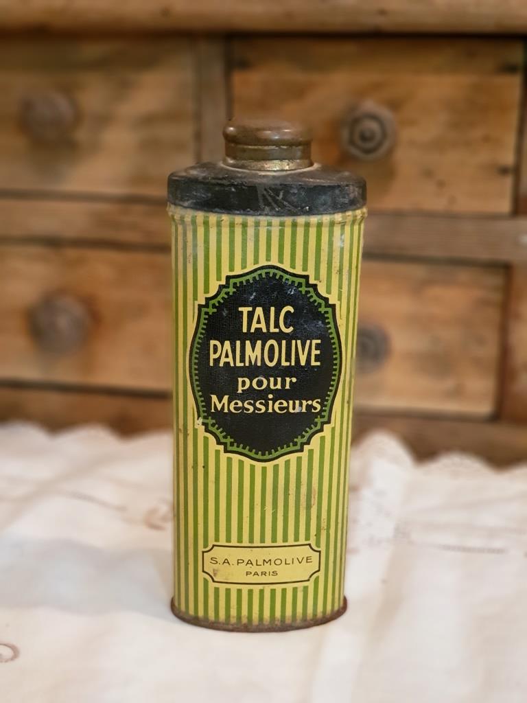 talc PALMOLIVE coiffeur barbier cheveux barbe moustache