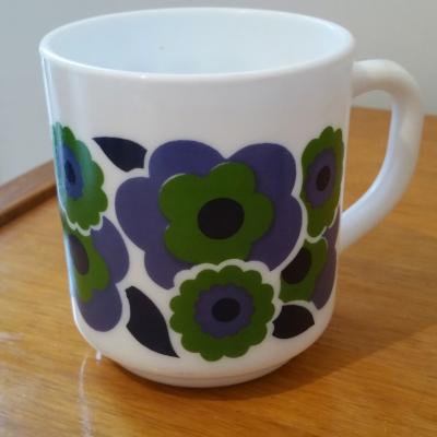 1 tasse lotus bleue