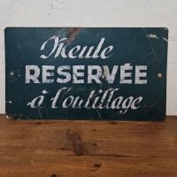 1 tole meule reservee