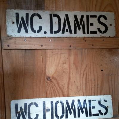 1 toles wc dames hommes