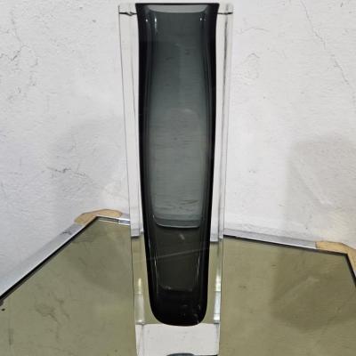 1 vase murano gris