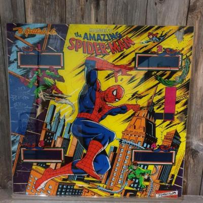 1 vitre de flipper spider man