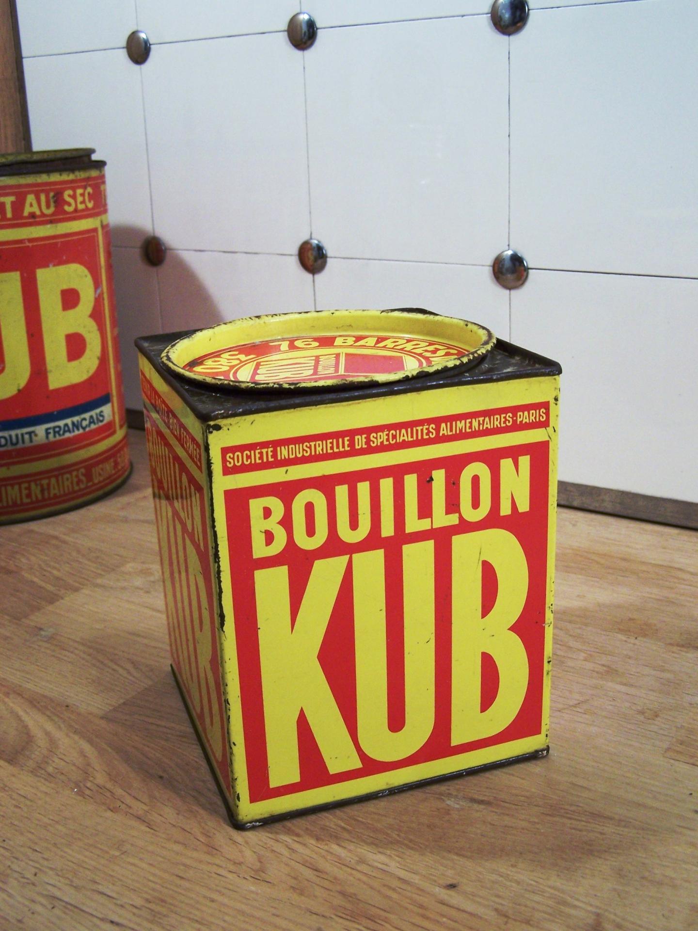 Ancienne boite de bouillon KUB