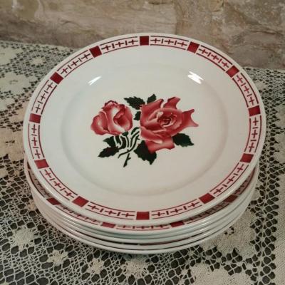 2 6 assiettes plates saverne 1