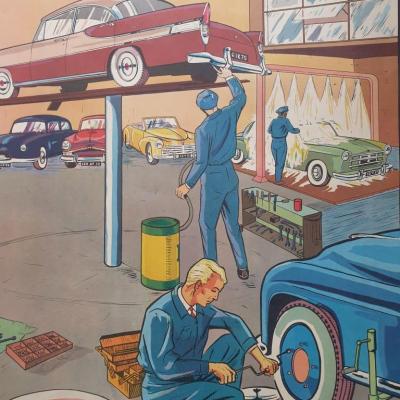 2 affiche mdi garage les tp