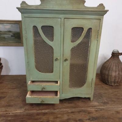 2 armoire verte art nouveau