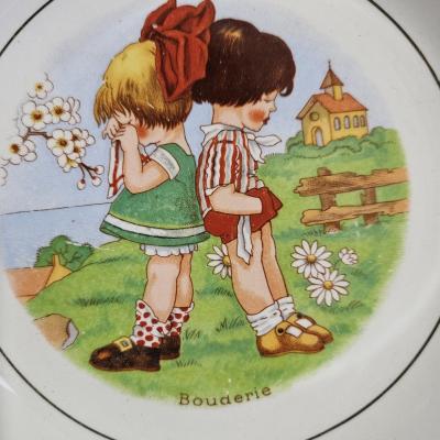 Assiette à bouillie La Bouderie