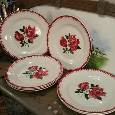 2 assiettes digoin