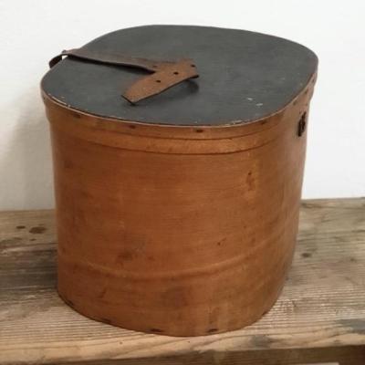 2 boite a chapeau en bois