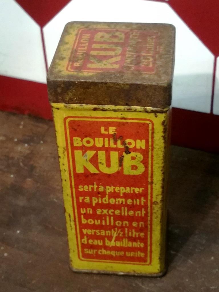 ancienne boite de bouillon KUB