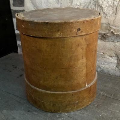 2 boite ronde en bois