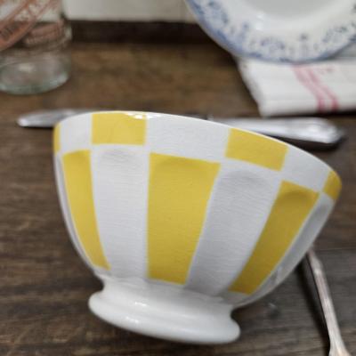 1 bol digoin blanc et jaune 1