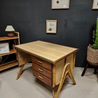 2 bureau enfant en bambou