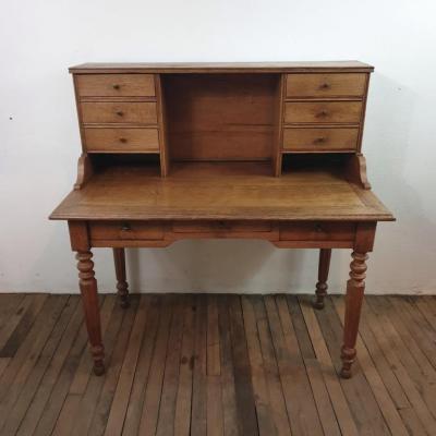 2 bureau secretaire en chene