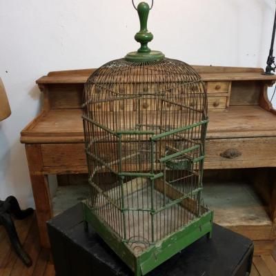 2 cage a oiseau verte 1