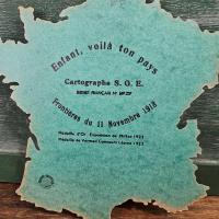 2 carte de france cartonnee