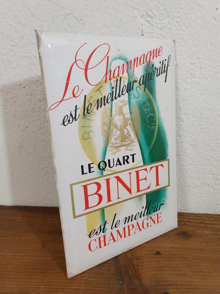 2 carton publicitaire champagne binet
