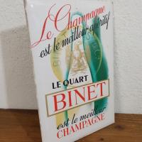 2 carton publicitaire champagne binet