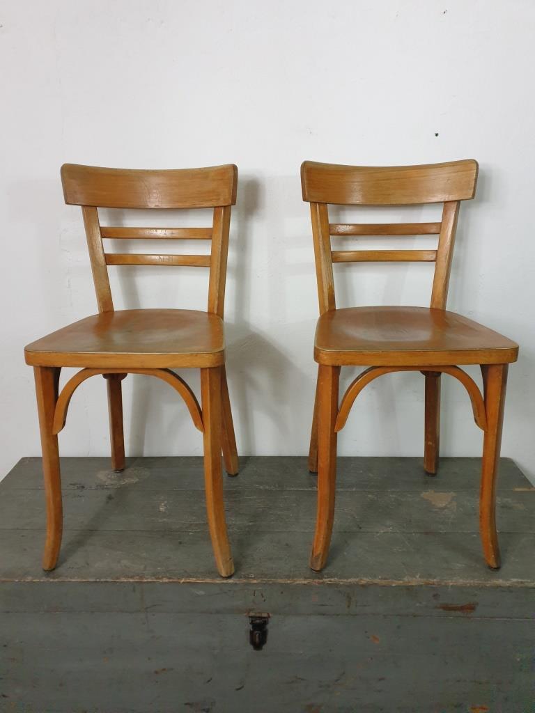 2 chaises bistrot lot g